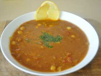Harira - Chickpea and Lentil Soup
