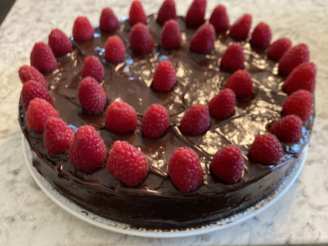 Chocolate Raspberry Truffle Cheesecake