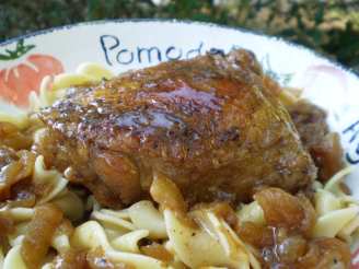 Beer- and Onion-Braised Chicken Carbonnade