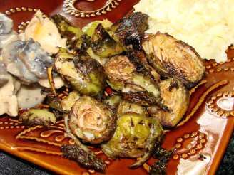 Balsamic Charred Brussels Sprouts