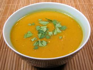 Autumn Gold Butternut Squash Soup - With Thai Inspired Flavors