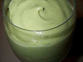 Avocado and Lime Dessert Mousse