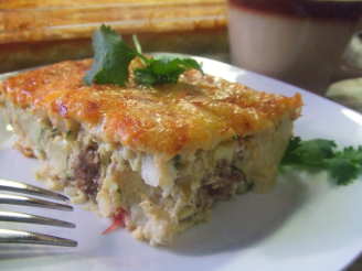 V's Simple Savory Mexican Quiche