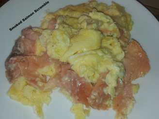 Smoked Salmon Scramble