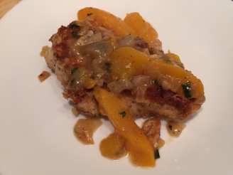 Chicken With Peaches and Basil