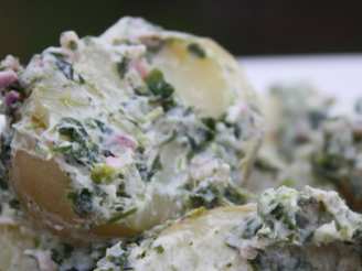 Low Fat Spinach Dip Potato Salad