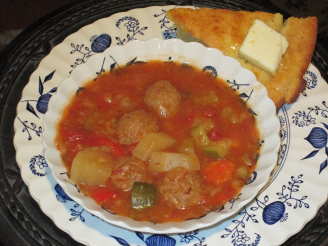 Savory Meatball Soup