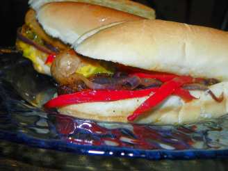 Sausage, Onion and Peppers Hoagie