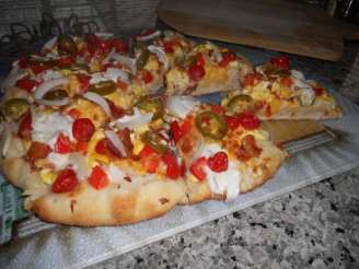 Chewy Sourdough Pizza Crust