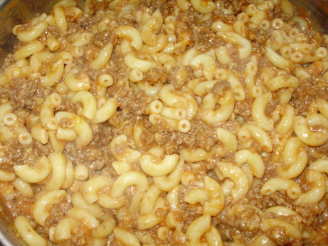 Beefy Macaroni Skillet