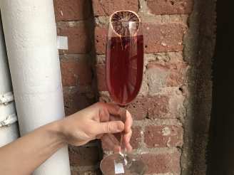 Pomegranate Cocktail With Sparkling Wine