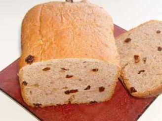 Delicious Breadmaker Raisin Bread