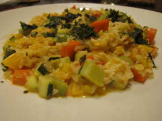 Vegetable Risotto with Curry Sauce