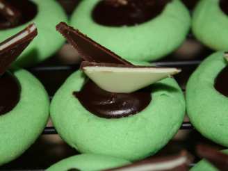 Kelly's Amazing Andes Mint Thumbprint Cookies