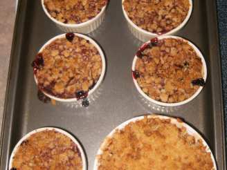 Individual Berry Crisp from Alton Brown