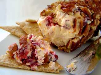 Cranberry and Pecan Cheese Log