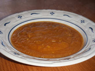 Pumpkin/Squash Soup With Garlic and Thyme