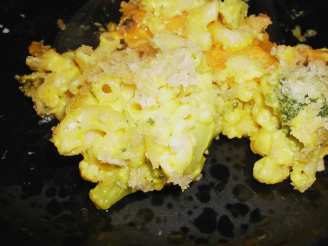 Macaroni & Cheese Broccoli Bake