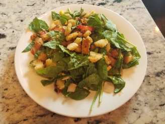 Spinach-Apple Salad With Maple-Cider Vinaigrette