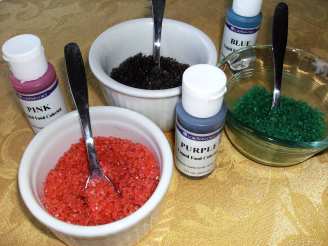 Colored Sanding Sugar for Cookie & Cupcake Decorating