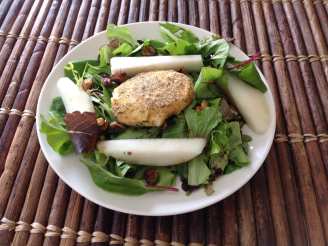 Warm Goat Cheese Salad With Pear