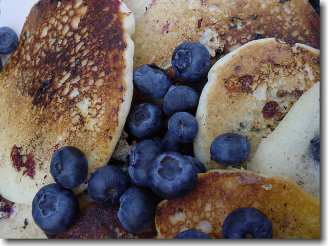 Blueberry Yogurt Pancakes