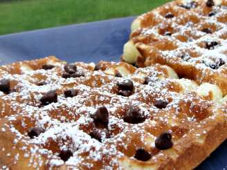 Sour Cream- Blueberry Waffles