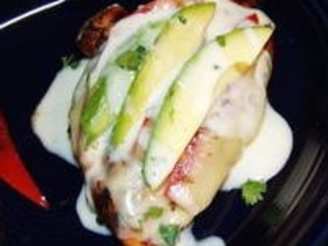 Grilled Chicken Pepper Jack With Creamy Sauce