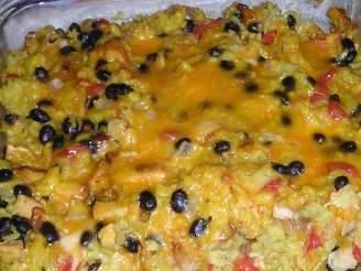 Baked Chicken and Rice With Black Beans