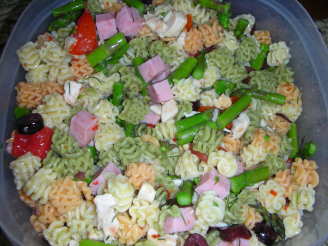 Meaty Asparagus Pasta Salad With Meat