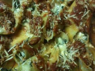 Spinach and Cottage Cheese Stuffed Shells (No Ricotta)