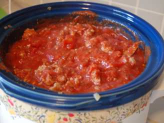 Lazy Day Turkey Meat Sauce (For Spaghetti)