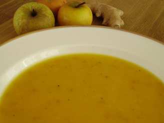 Ginger-Scented Apple Squash Soup