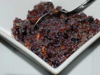 Wild Blueberry & Maple Breakfast Quinoa With Toasted Pecans