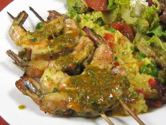 Grilled Shrimp With Charmoula