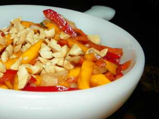 Crunchy Peanut Thai Mango Salad