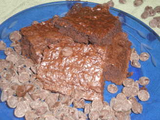 Light Double Chocolate Chip Brownies