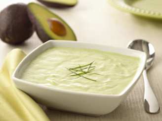 Chavrie Chilled Avacado and Cucumber Soup