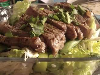 Seared Steak Salad With Edamame & Cilantro (With Variations)