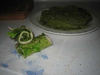 Spinach Tortillas - Green and Yummy!