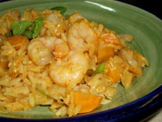 Curried Rice With Shrimp