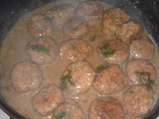 Polish Veal Balls With Dill