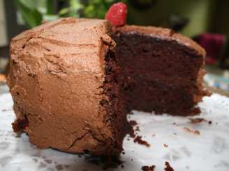 Chocolate Raspberry Mocha Layer Cake
