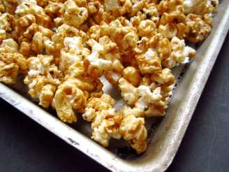 Old Fashioned Caramel Popcorn in the Microwave!