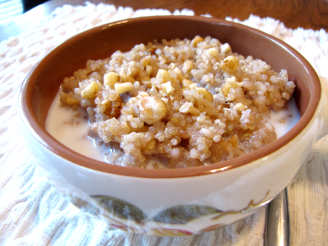Maple Walnut Hot Cereal With Quinoa