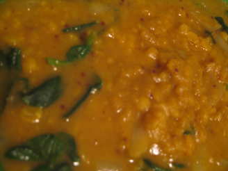 Indian Dahl With Spinach