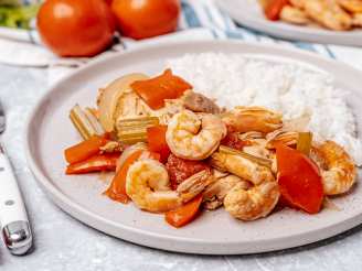 Crock Pot Cajun Chicken and Shrimp