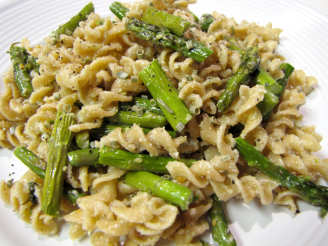 Roasted Asparagus Pasta With Garlic Butter