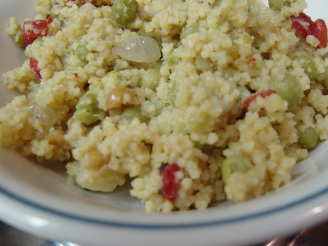Moroccan Peanut Couscous With Peas