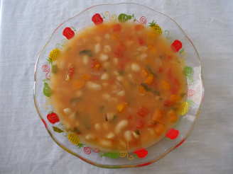 Greek Fasolatha (Navy Bean Soup)